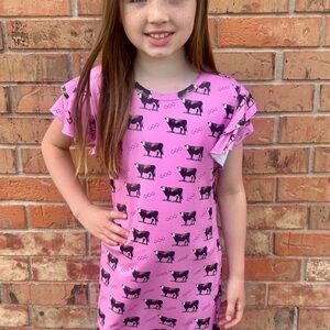 Cows Come Home Kids Dress